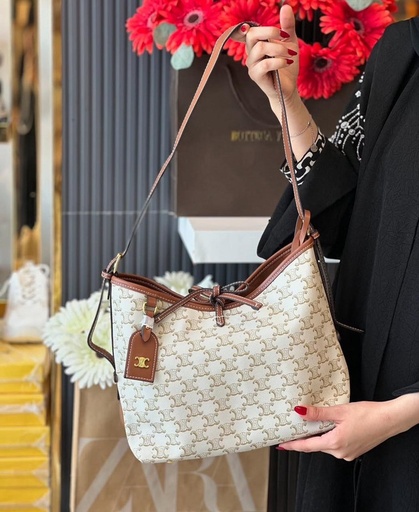 [Bag 219 White-Brown] Bag 219 (White-Brown)