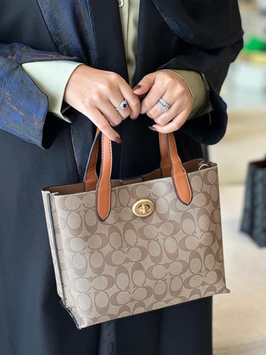 [BAG 241-Beige-Brown] BAG 241 (Beige-Brown)