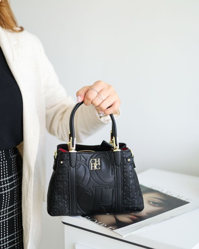 [BAG146FLOWER-BLACK] BAG 146 (Flower-Black)