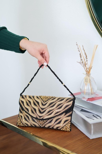 [BAG442-Black-Gold] BAG 442 (Black-Gold)