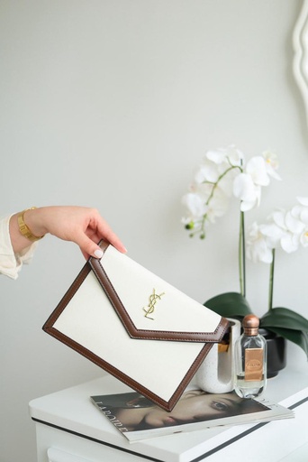 [BAG 487-White-Coffee] BAG 487 (White-Coffee)