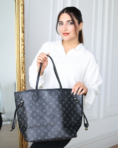 [Bag206-Black-Flower] Bag 206 (Black-Flower)